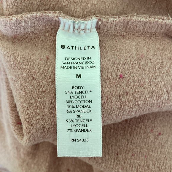 Athleta Dusty Pink Crew Neck Sweatshirt - Picture 6 of 7